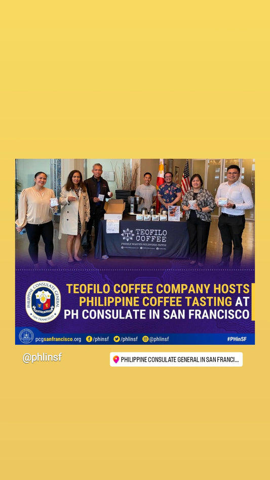 Filipino Coffee tasting event at the Kalayaan Hall of the Philippine Consulate General in San Francisco